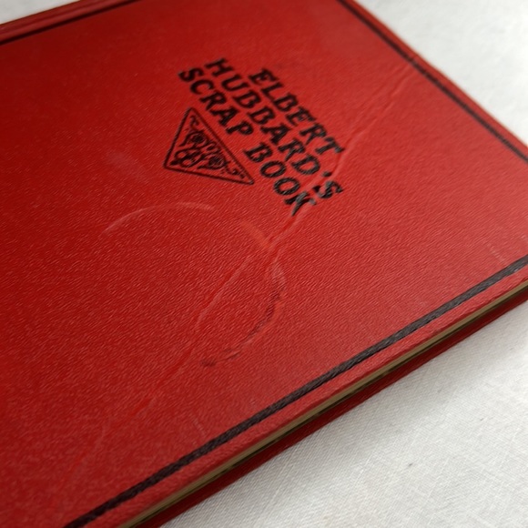 ELBERT HUBBARD’S SCRAP HARDCOVER BOOK 1923 VINTAGE / ANTIQUE 100 YEARS OLD - Picture 16 of 16